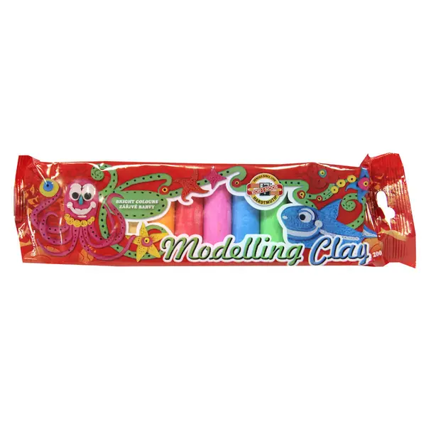 200319-EC Plastelin K-I-N 200g, 10 boja u vrećici P15
