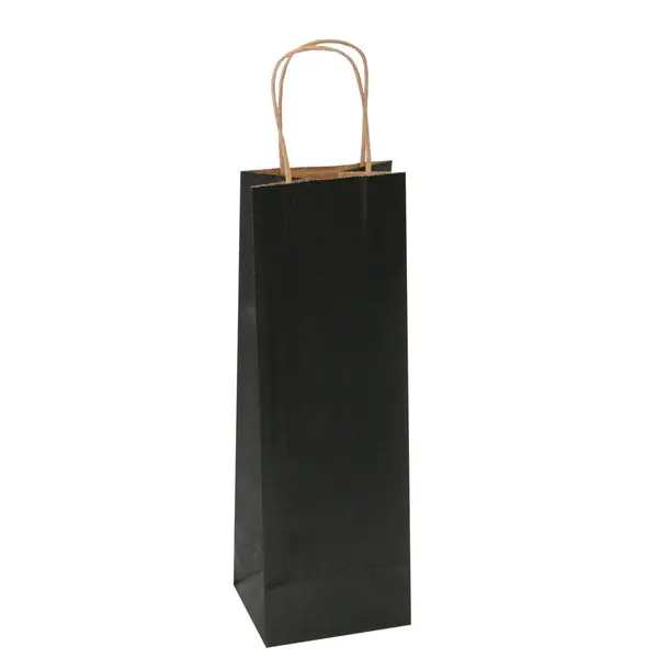 203033-EC Vrećica boca natron-ručka crna 12x10x36cm 75230 P10/250