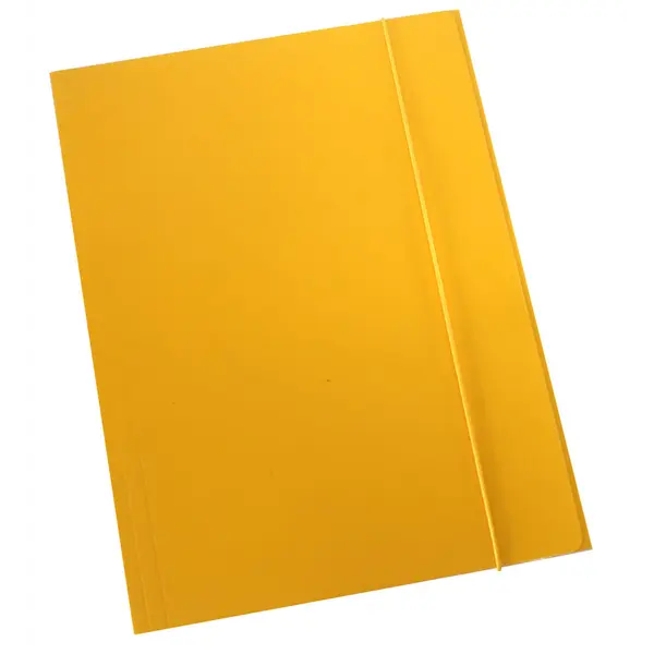 209741-EC Fascikl kartonski/lak s gumicom 600gr OPTIMA žuti 60674 P50