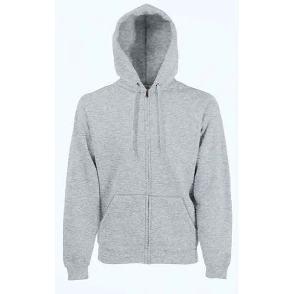 214428-EC Majica FOL DR sa kap. i zatvaračem Sweatshirt Zip Hooded siva S P24