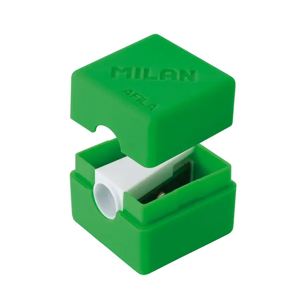 218119-EC Šiljilo plastično 1 rupa s kućištem MILAN CUBIC P16/160