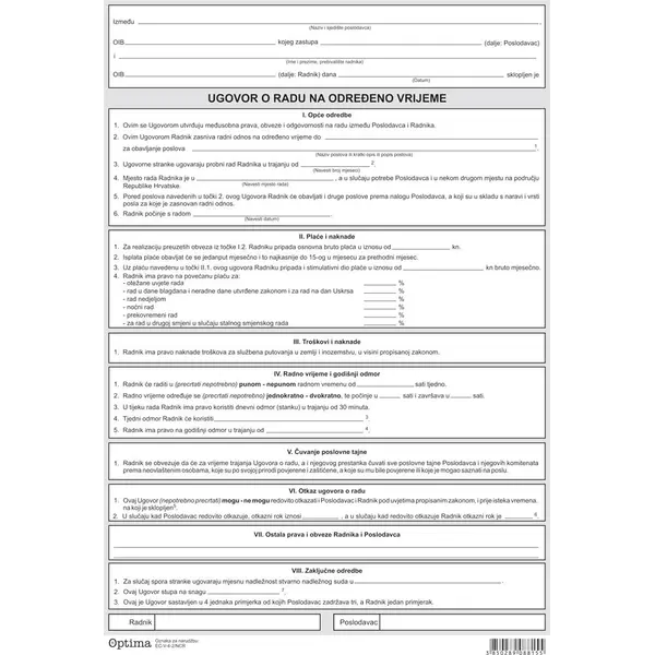 220201-EC Ugovor o radu određ. EC-V-4-2/NCR-EUR OPTIMA P100/800