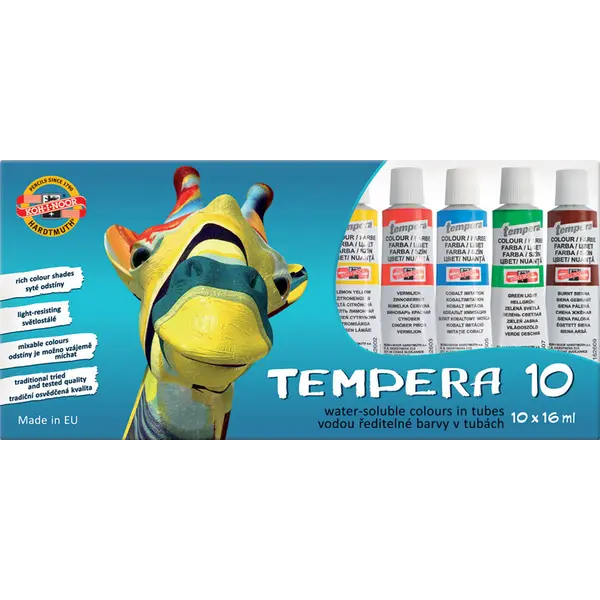 221033-EC Tempera 10/1 16ml karton Žirafa KOH-I-NOOR 1625S P10/100