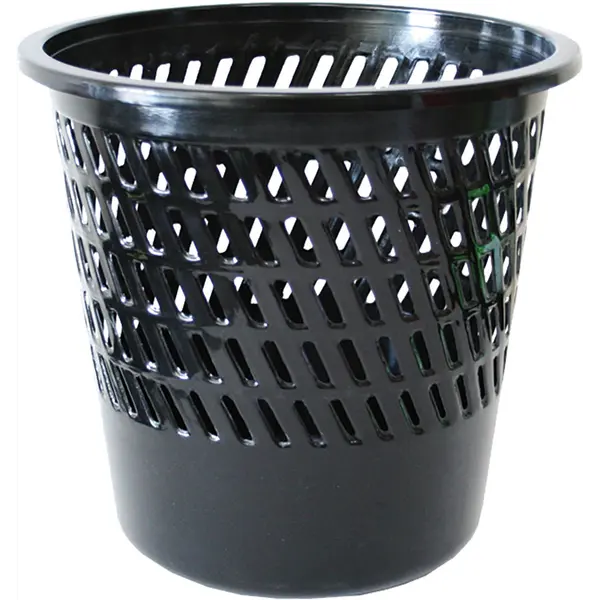 221097-EC Koš za smeće pvc ARK 1238 mrežasti crni P60