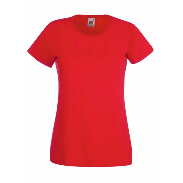 221865-EC Majica FOL T-shirt KR Lady-fit Valeuw. new 165g crvena M P72