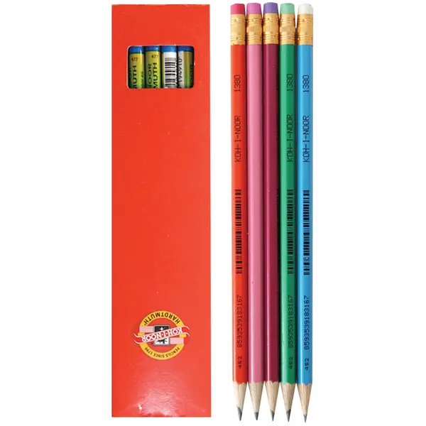 222125-EC Ol.graf.HB KOH-I-NOOR s gumicom 1380 mix 6 boja kom P12/144