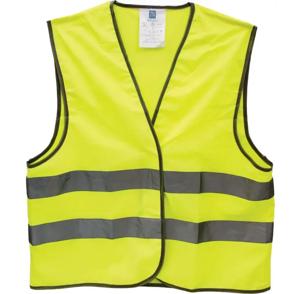 223076-EC Prsluk s reflektirajućim trakama na čičak 2XL/3XL  žuti 84224X P1/96