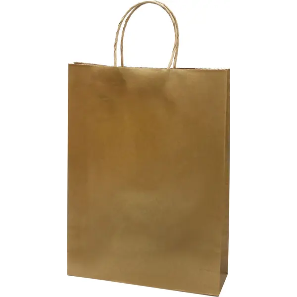 223347-EC Vrećica L natron-ručka zlatna 26x8x35cm  71442 P10/250