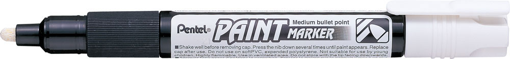 223540-EC Marker perm. PENTEL MMP20-W bijeli okrugli vrh P12/288