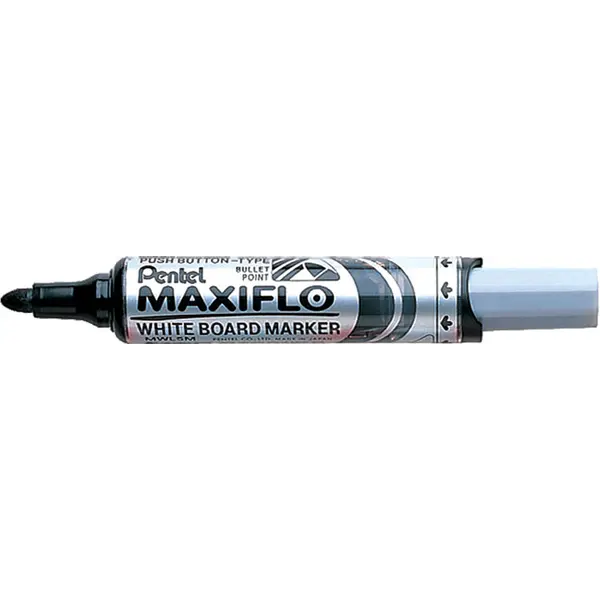 223551-EC Marker za ploču PENTEL Maxiflo MWL5M-A crni okrugli vrh P12/288