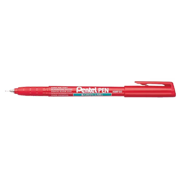 223771-EC Flomaster fineliner PENTEL 0,5 permanent NMF50-B crveni P12/480
