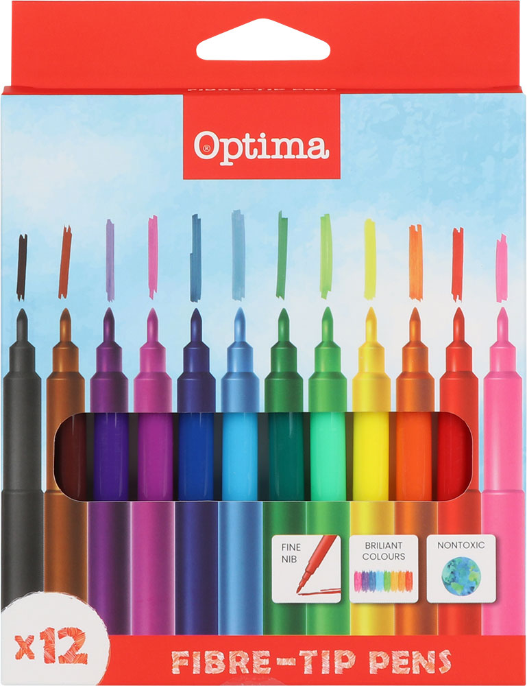 224022-EC Flomasteri 12/1 OPTIMA kartonska kutija 100071 bls P40/240