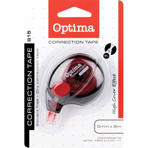 225117-EC Korektor u traci OPTIMA 5mmx8m,ravni vrh blister 29366 bls P24/576