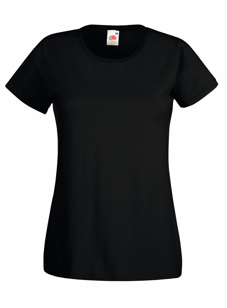 225434-EC Majica FOL T-shirt KR Lady-fit Valeuw. new 165g crna  2XL P72
