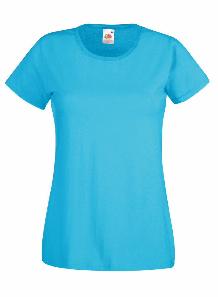 225765-EC Majica FOL T-shirt KR Lady-fit Valeuw. new 165g azurno plava L P72