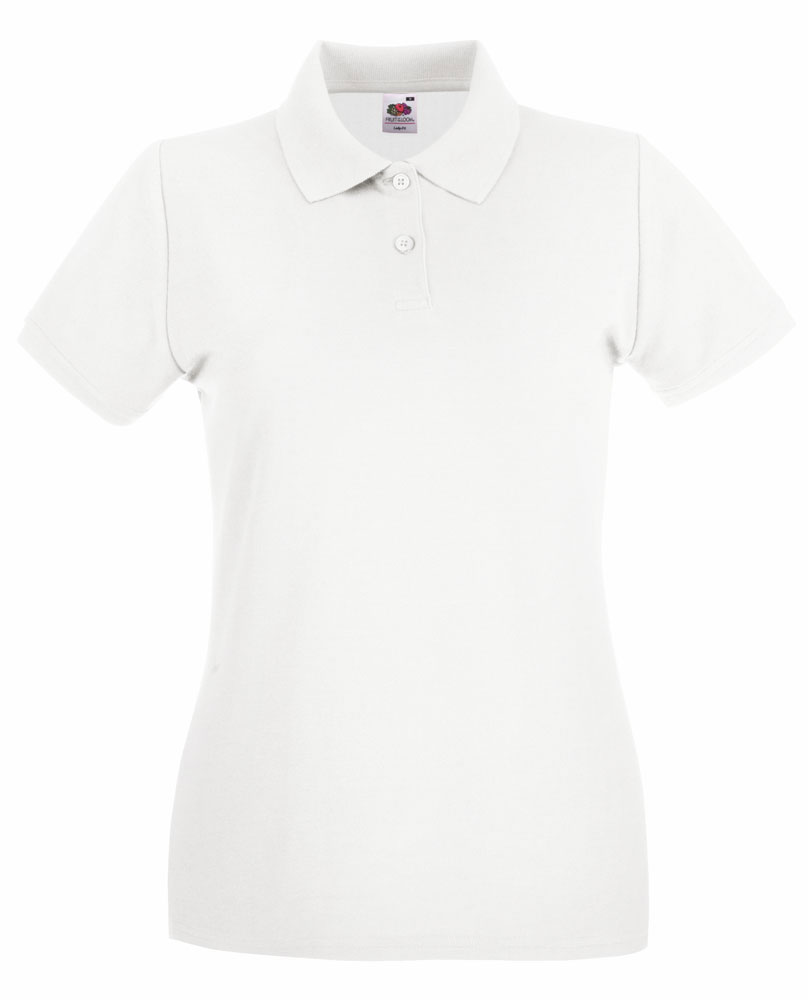 226127-EC Majica FOL Polo ženska Lady-fit Premium KR bijela S P36