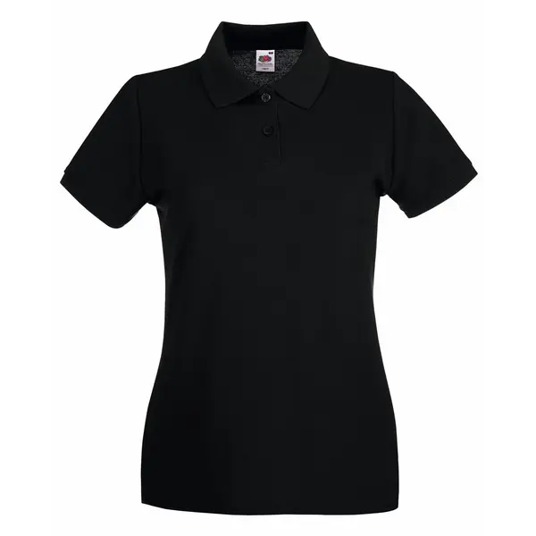 226135-EC Majica FOL Polo ženska Lady-fit Premium KR crna L P36