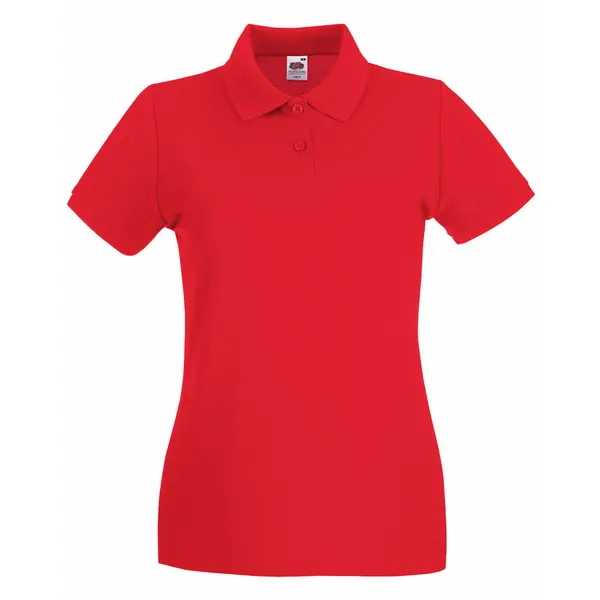 226141-EC Majica FOL Polo ženska Lady-fit Premium KR crvena L P36