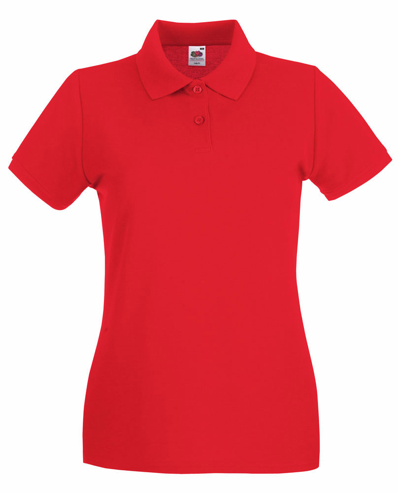 226141-EC Majica FOL Polo ženska Lady-fit Premium KR crvena L P36