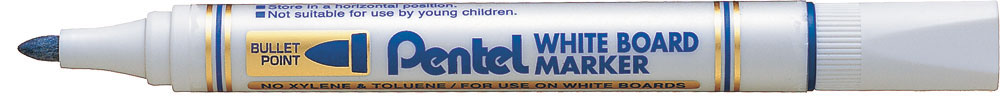226730-EC Marker za ploču PENTEL MW85-C plavi okrugli vrh P12/576
