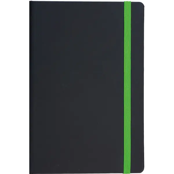 226801-EC Notes FLUX EDGE A5 14x21 crno-zeleni 991.023.51 P1/20