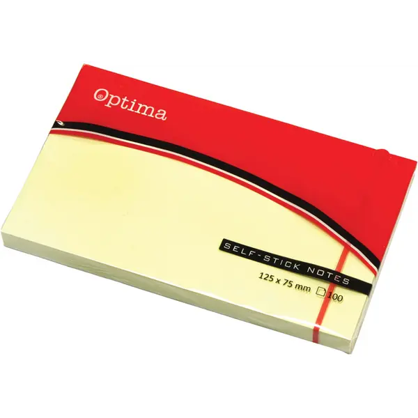 226862-EC Blok samoljepivi 75x125 žuti OPTIMA 100L 22942 P12/120