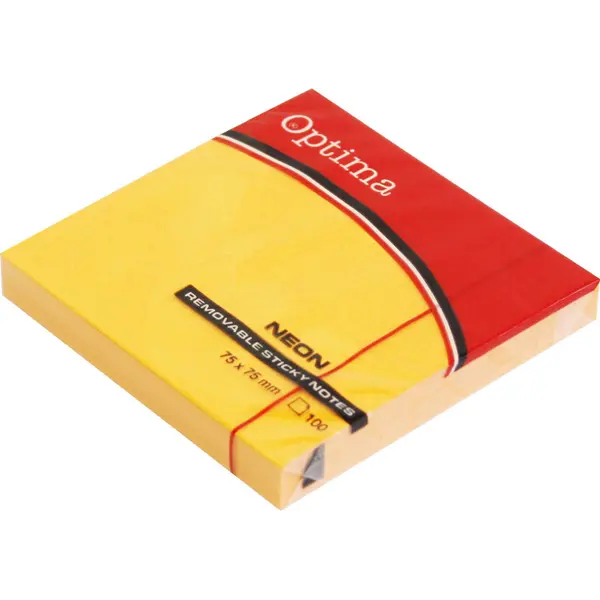 226864-EC Blok samoljepivi 75x75 neon narančasti OPTIMA 100L 22934 P12/120