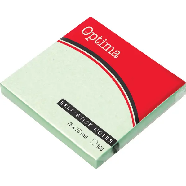 226869-EC Blok samoljepivi 76x76 pastel zeleni OPTIMA 100L 22918 P12/216