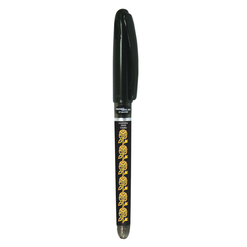 227639-EC Gel pen 0,7 PENTEL EnerGel Tradio Ethno Croatia Levanjska Varoš crna