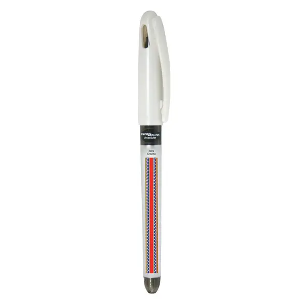 227648-EC Gel pen 0,7 PENTEL EnerGel Tradio Ethno Croatia Istra bijela