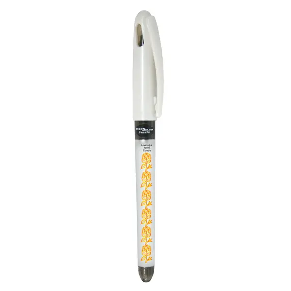227649-EC Gel pen 0,7 PENTEL EnerGel Tradio Ethno Croatia Levanjska Varoš bijela