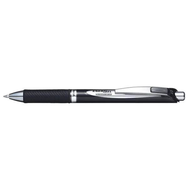 228311-EC Gel pen 0,7 PENTEL EnerGel BLP-77-A permanent crni P12/576