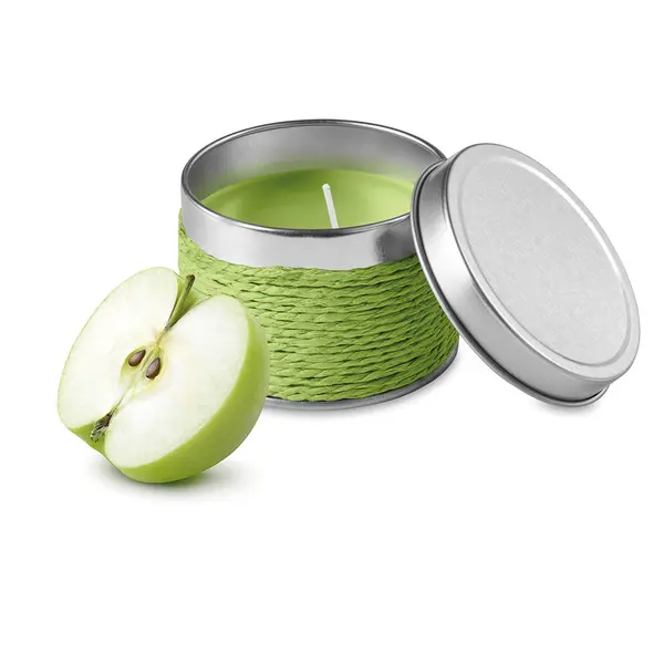 228353-EC Svijeća mirisna Green Apple fi 6cmx4,2cm