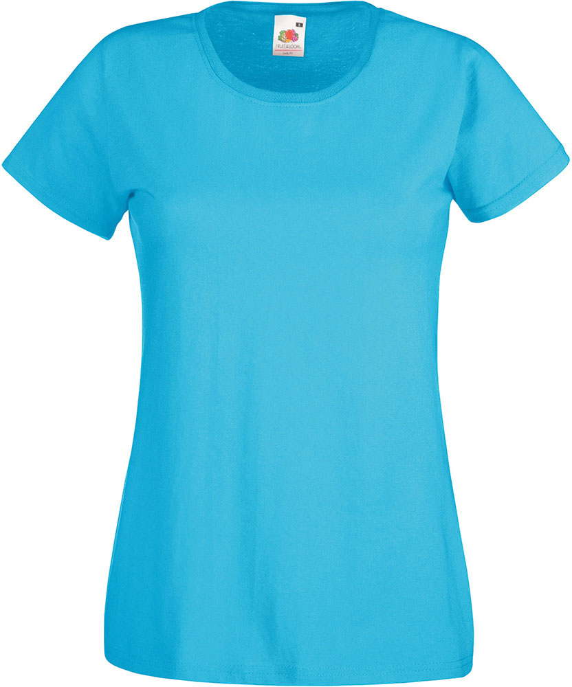 229396-EC Majica FOL T-shirt KR Lady-fit Valeuw. new 165g azurno plava XL P72