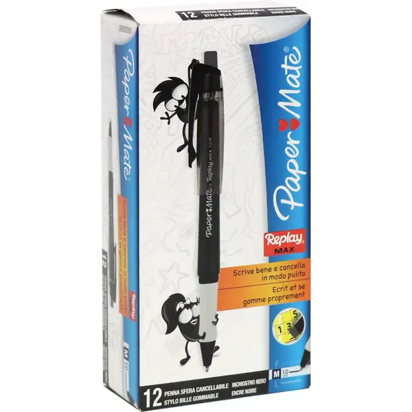 229969-EC Ol.kem. PAPER MATE REPLAY MAX crna PM0835200 P12 NETTO