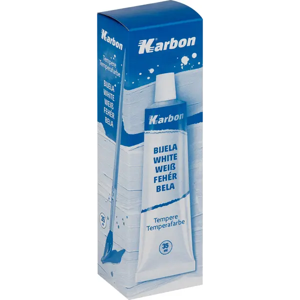 230189-EC Tempera bijela u tubi 35ml KARBON  P12/72