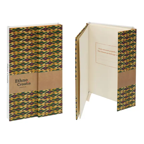 230479-EC Rokovnik s magnetom Ethno Croatia Lika P100 NETTO