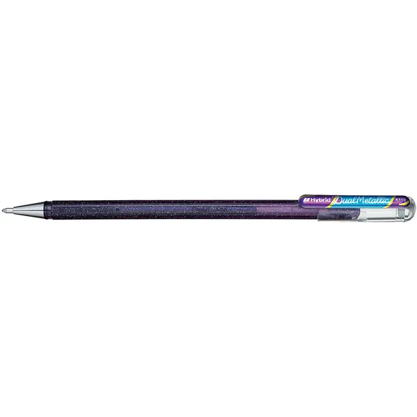 230712-EC Gel pen 1,0 PENTEL Hybrid Dual Metallic K110-DV ljubičasti/ metalik plav P12/576