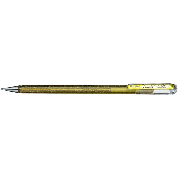 230713-EC Gel pen 1,0 PENTEL Hybrid Dual Metallic K110-DX zlatni P12/576