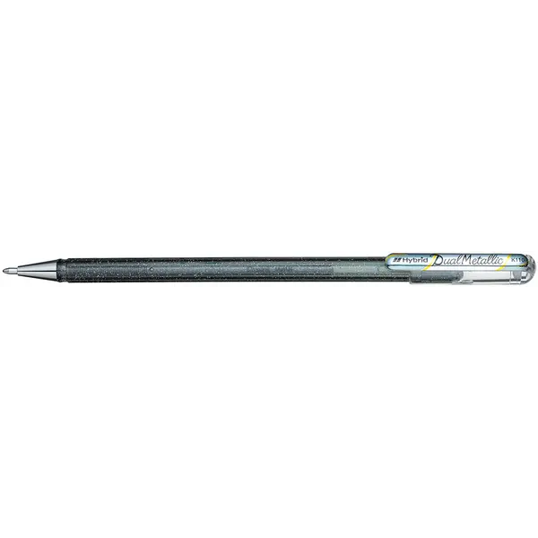 230714-EC Gel pen 1,0 PENTEL Hybrid Dual Metallic K110-DZ srebrni P12/576