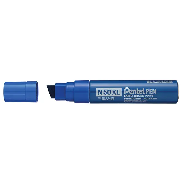 230728-EC Marker perm. PENTEL N50XL-C plavi kosi vrh P6/180