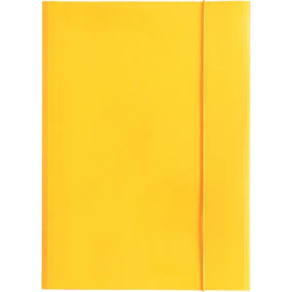 231446-EC Fascikl kartonski/lak s gumicom A4 400gr OPTIMA žuti 60584 P50