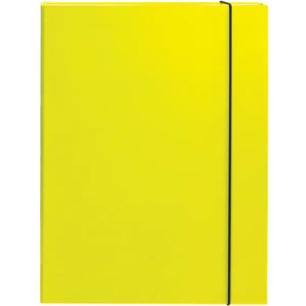 231459-EC Mapa kartonska s gumicom lak A4/3 cm OPTIMA žuta 22493 P10