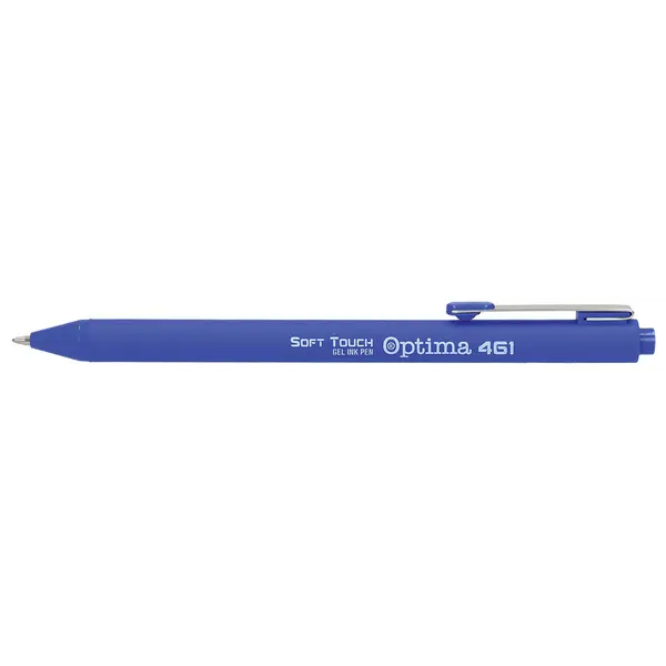 231621-EC Gel pen 0,7 OPTIMA Soft Touch 461 plava 100920 P12/144/1728