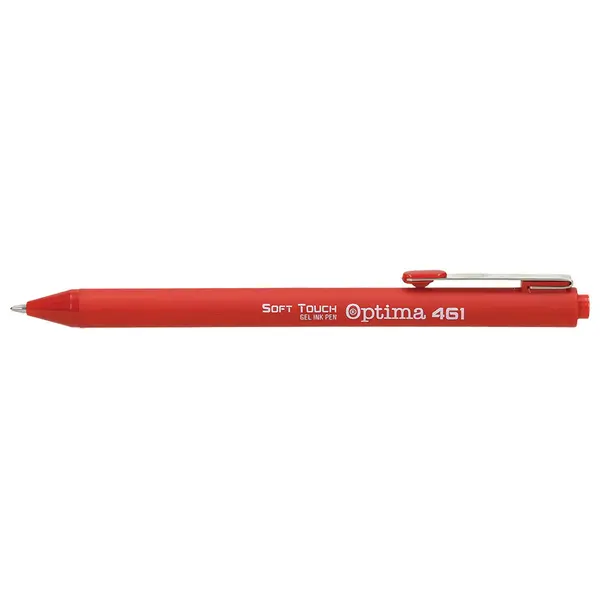 231623-EC Gel pen 0,7 OPTIMA Soft Touch 461 crvena 100922 P12/144/1728