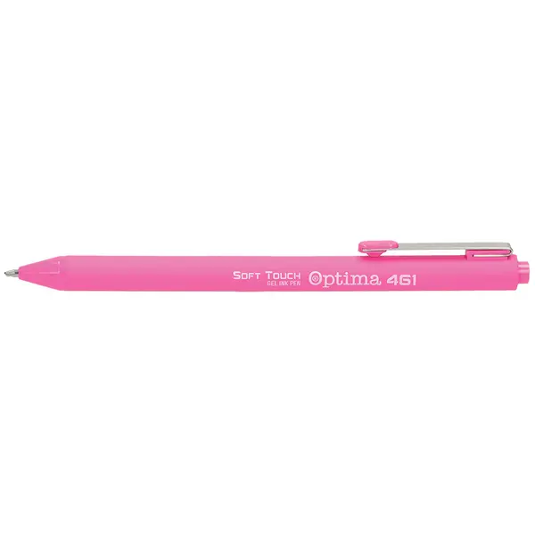 231625-EC Gel pen 0,7 OPTIMA Soft Touch 461 roza 100924 P12/144/1728