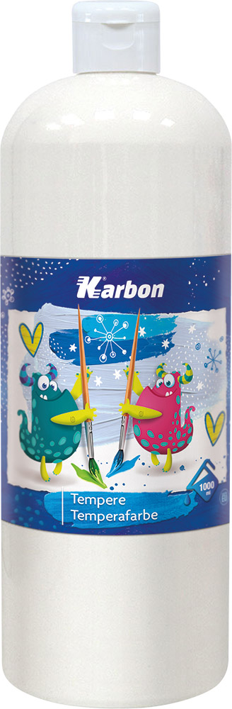 231865-EC Tempera 1000ml boca KARBON bijela P12