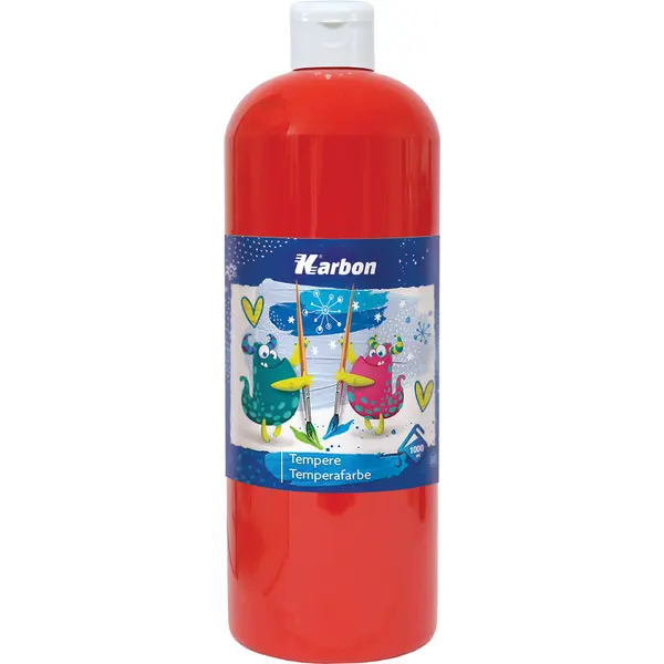 231867-EC Tempera 1000ml boca KARBON crvena P12