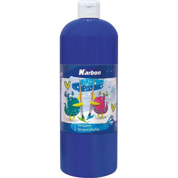231868-EC Tempera 1000ml boca KARBON plava P12