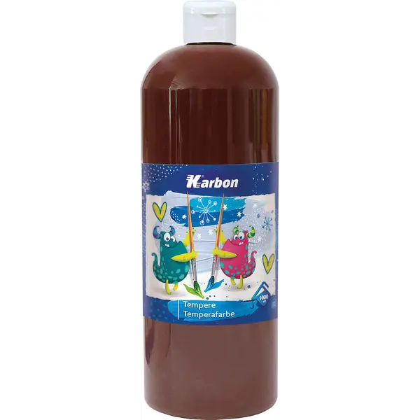 231869-EC Tempera 1000ml boca KARBON smeđa P12
